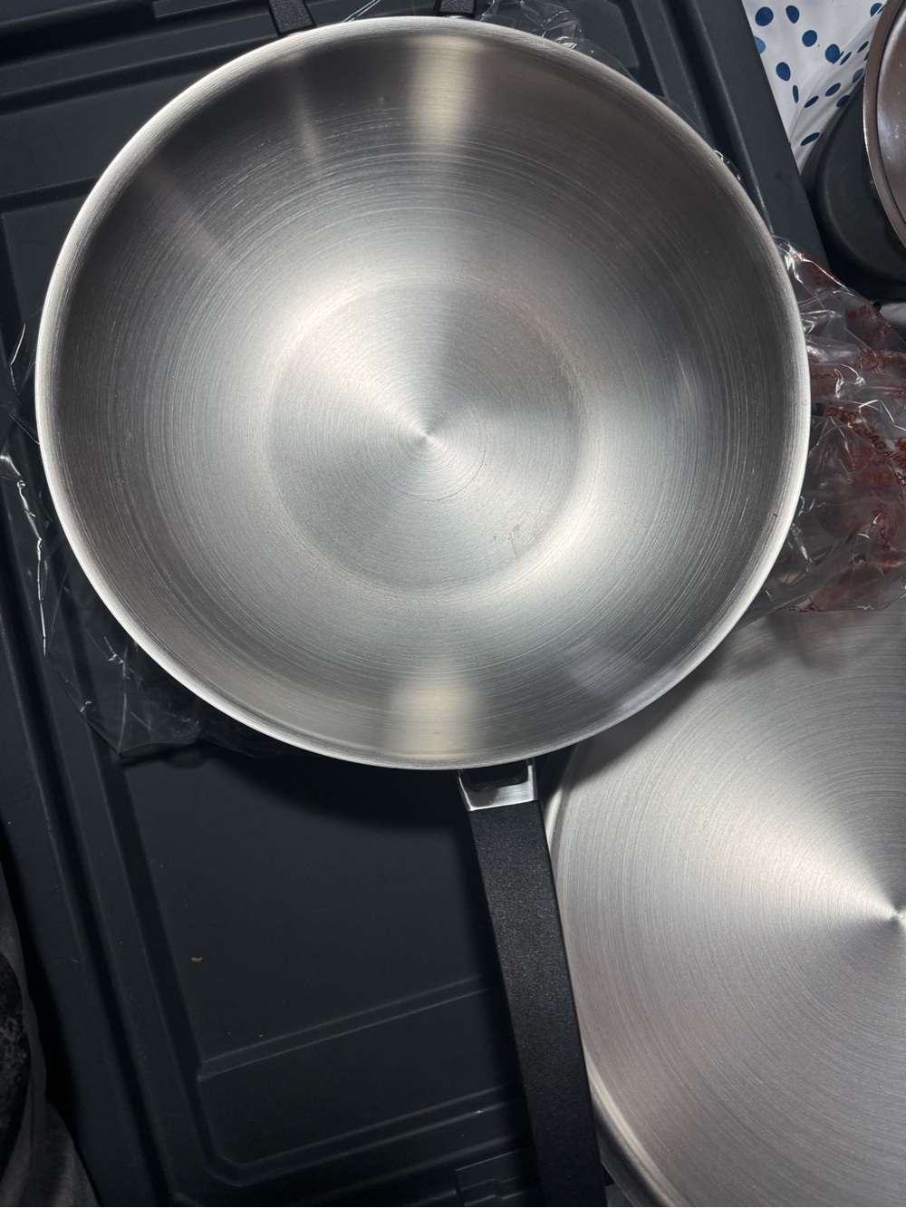 Royal prestige wok Stainless Steel Silver Mirror Finish